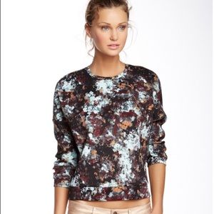 BCBGeneration Abstract Scuba Knit Pullover